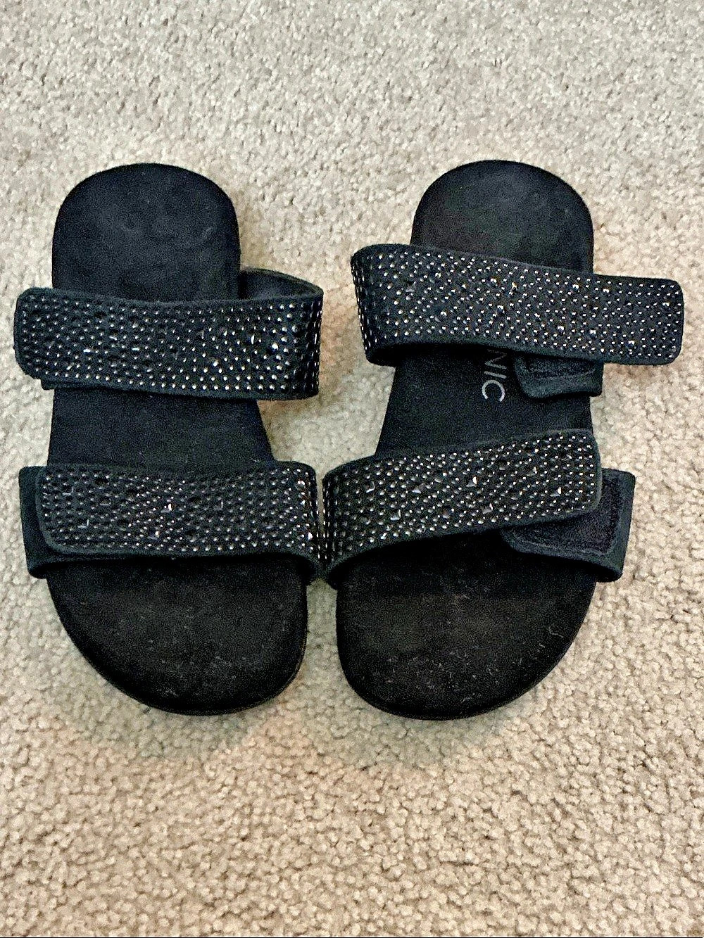 Vionic Samoa Slide Sandals Black US 7